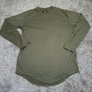 ASRV Train-Lite Shirt Mens Large Green Long Sleeve DSG-0149